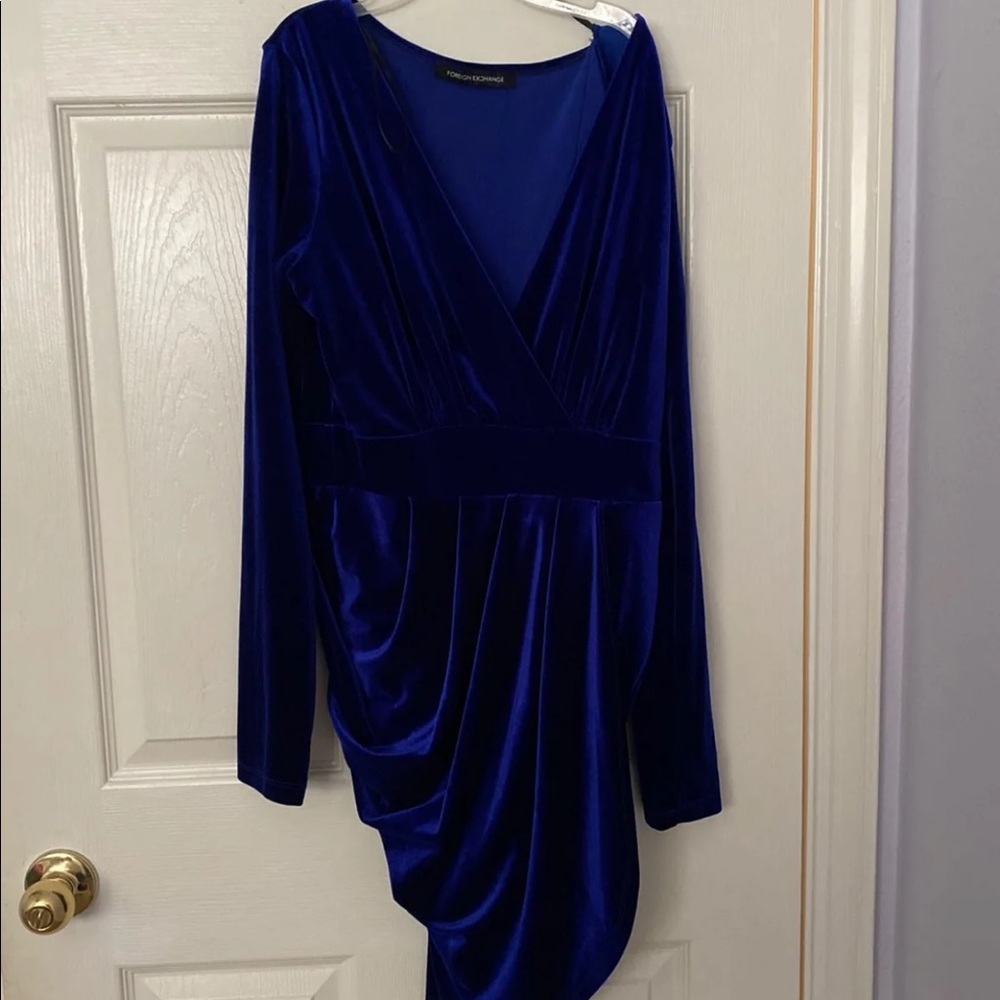 Royal blue formal dress
